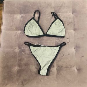 My Mum Made It reflective grey bikini
